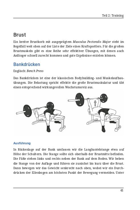 Leitfaden Fitness und Muskelaufbau: Bankdrücken